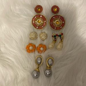 Vintage clip on earrings